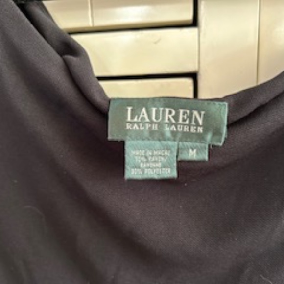 Ralph Lauren Black long-sleeve Sheath Dress - Picture 2 of 4